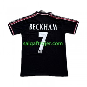 Manchester United Beckham 7 Fodboldtrøjer Retro 3. sæt 1998-1999 Kort ærmer